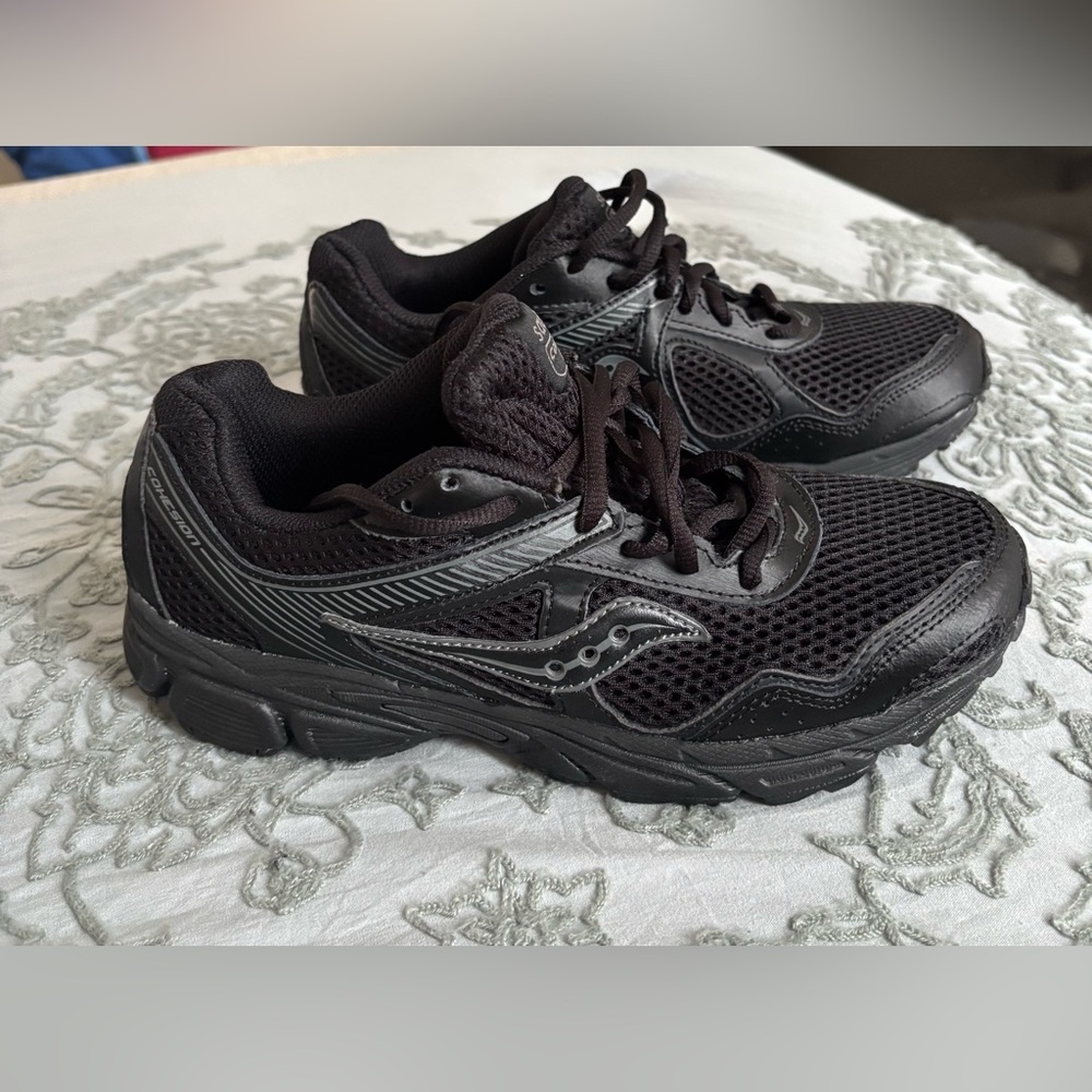 Saucony Boy’s Black Athletic Shoes